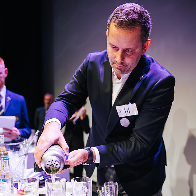 Drink s ovocně-zeleninovým nádechem. Plzeňský barman vyhrál evropskou soutěž