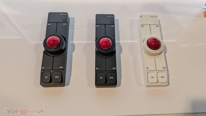 Keychron má geniální trackball, který lze ovládat s rukou na klávesnici