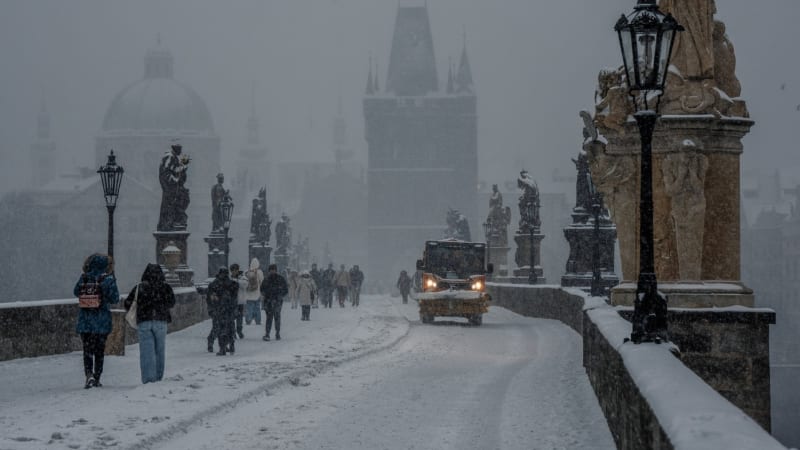 Česko v zajetí mrazu a chladu: MAPA ukazuje nejstudenější místa. Podívejte se, kdy nasněží