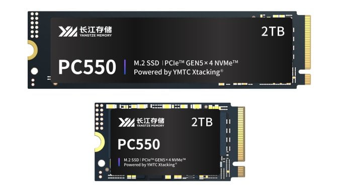 SSD jako od Samsungu, ale z Číny? Výrobce pamětí YMTC začíná prodávat vlastní NVMe SSD