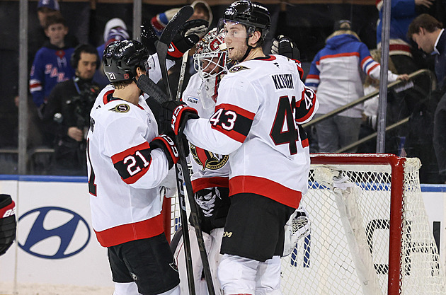 Trápící se Rangers vystřelili jen devětkrát na branku, doma padli s Ottawou
