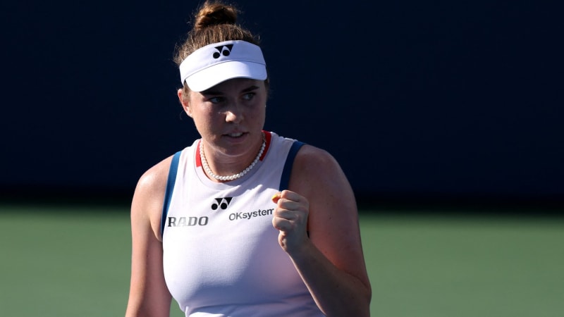 Nosková po postupu na US Open: Nic pro moje mentální zdraví. Při mečbolech se mi klepala ruka